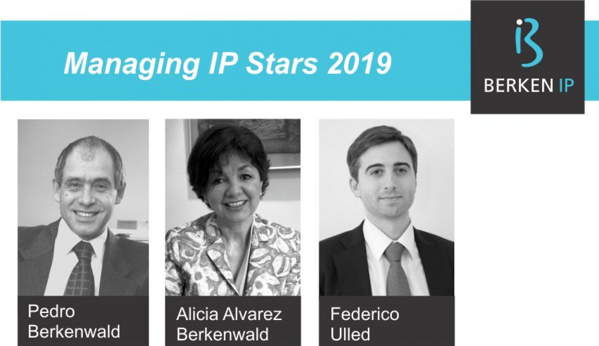 Tres de nuestros socios reconocidos como IP Stars 2019 por Managing IP